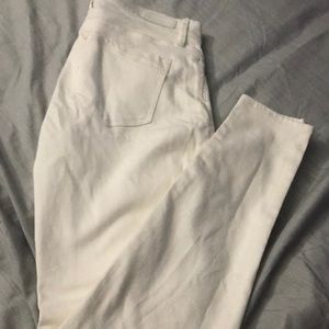 Express white jean leggings